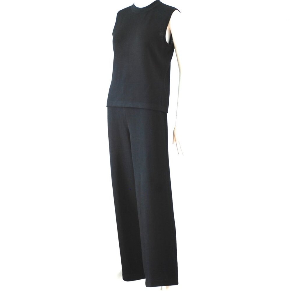 St. John Basics Wool Blend Tank Top & Trousers - USA